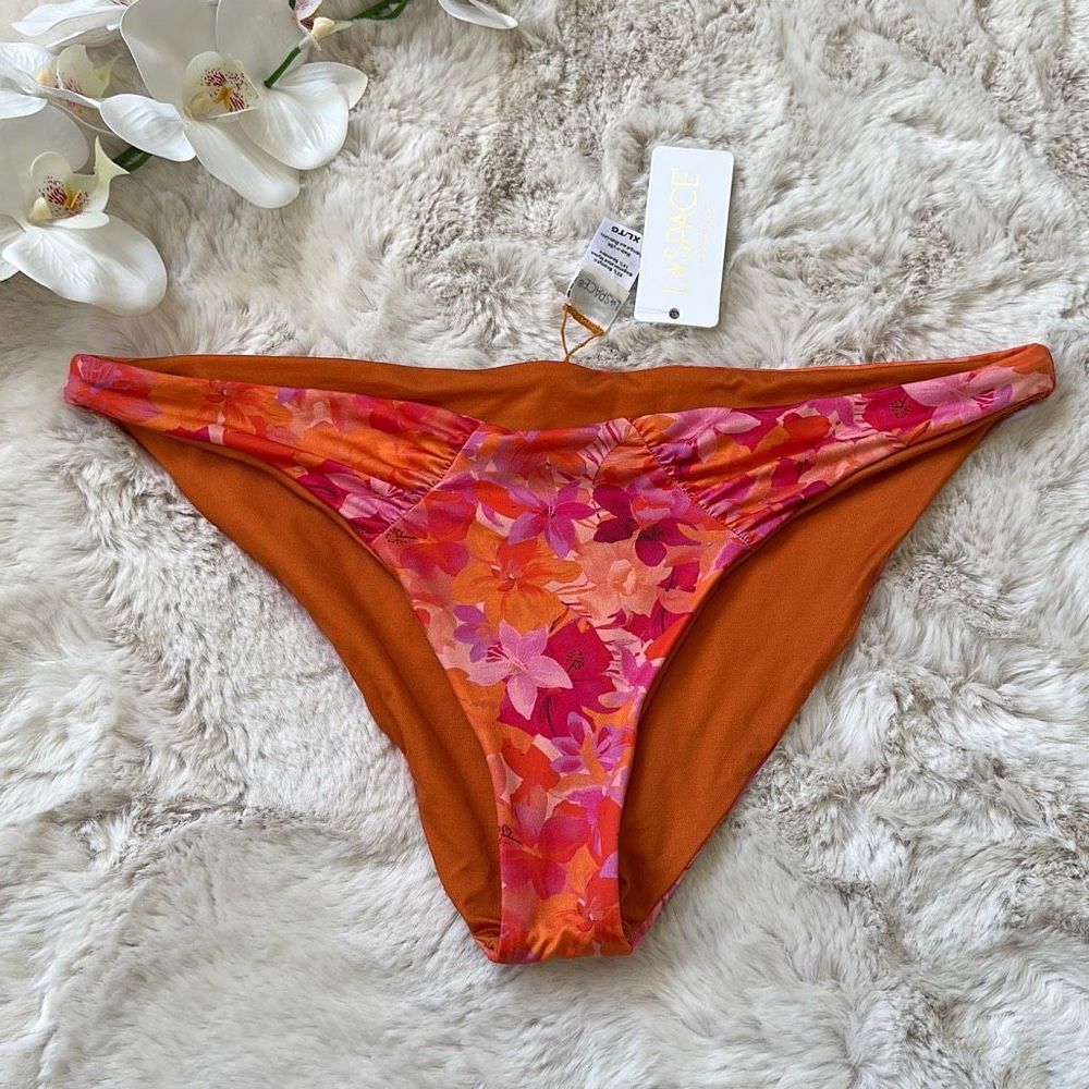 L*Space Into The Tropics Bikini Bottom Multicolor Size XL